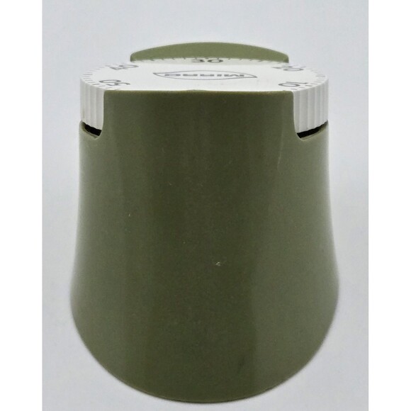 Mirro Avocado Green 60 Minute Kitchen Timer Vtg Mechanical Used Works Etched - Picture 3 of 7